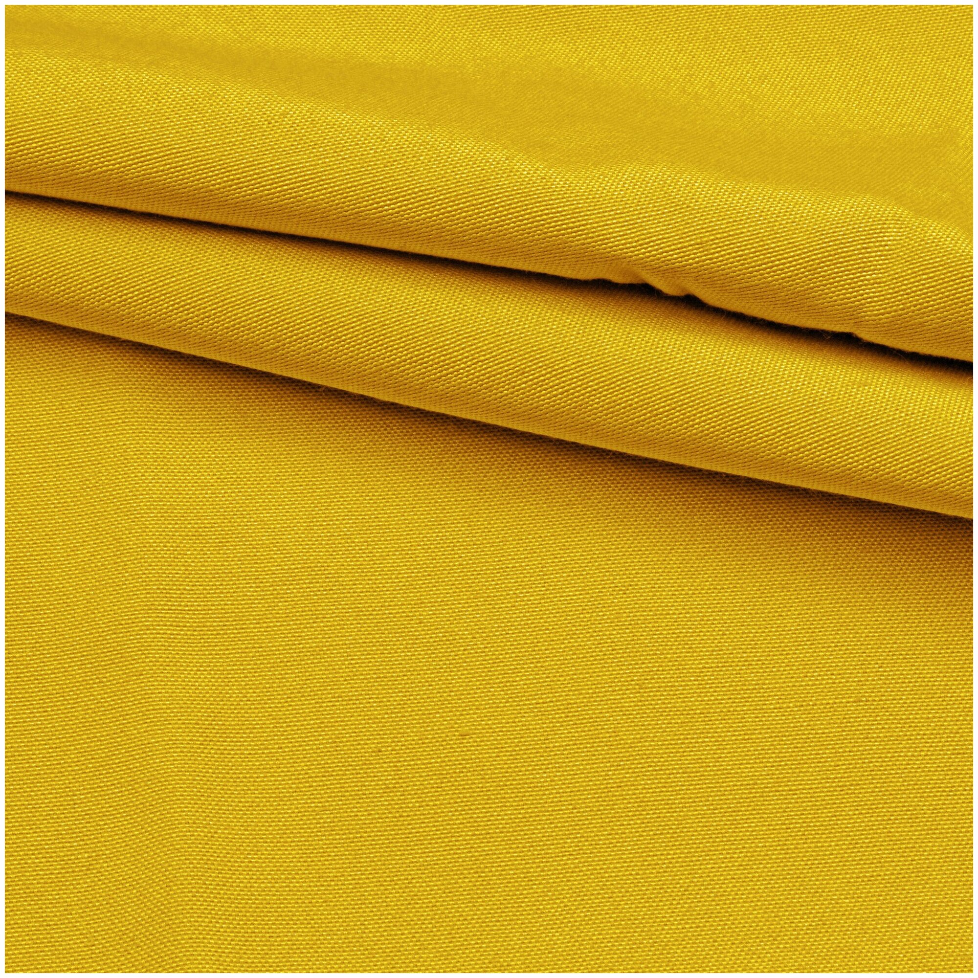 Штора на ленте со скрытыми петлями Pharell 140x280 см цвет жёлтый Banana 4 - фотография № 6
