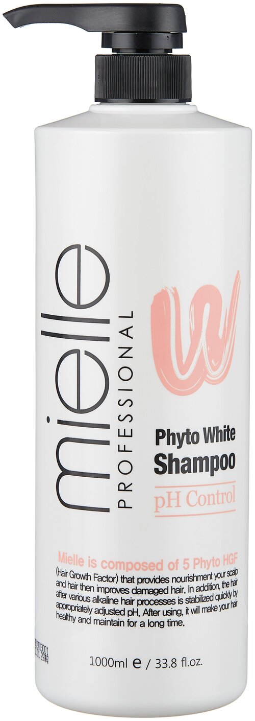 Mielle Professional шампунь Phyto White pH Control, 1000 мл