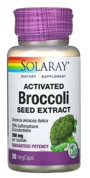 Broccoli Seed Extract, 60 г, 30 шт.