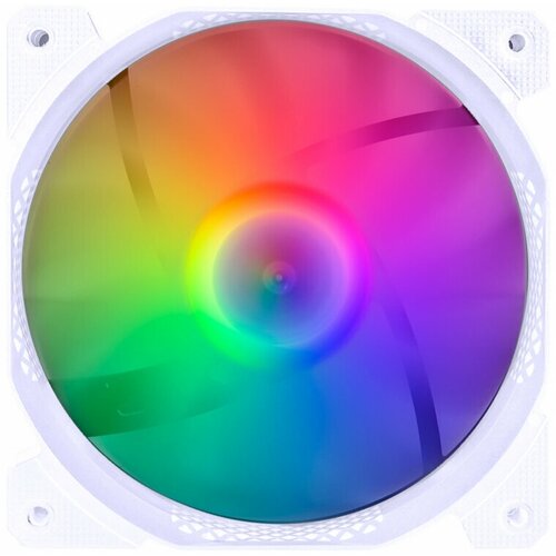 Вентилятор для корпуса 1STPLAYER F1-PLUS White 140mm LED 5-color 1000rpm 3pin F1-PLUS-WH OEM