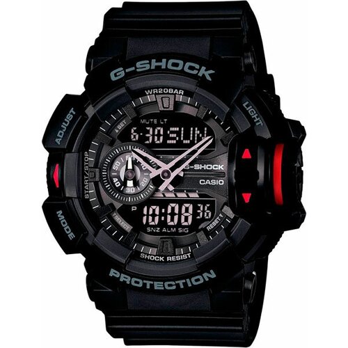 Наручные часы CASIO Наручные часы G-Shock GA-400-1B, черный