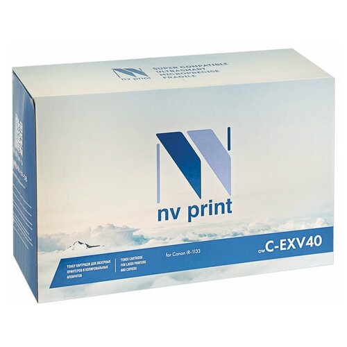 Картридж NV-Print совместимый с Canon C-EXV40 (6000 страниц) черный (3480B006) тонер nv print c exv40