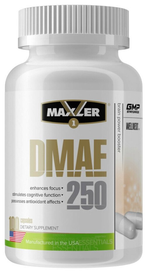 MAXLER USA DMAE 250mg (100 таблеток)