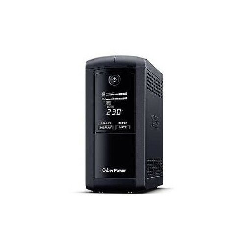 источник бесперебойного питания cyberpower vp700elcd line interactive 700va 390w usb rs 232 rj11 45 4 euro CyberPower VP700ELCD UPS (700VA/390W USB/RS-232/RJ11/45 (4 EURO))