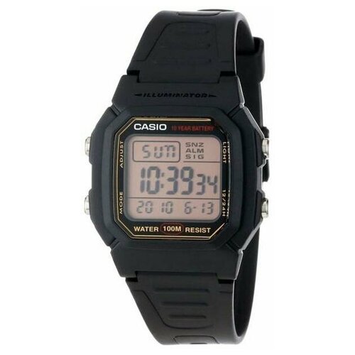 Наручные часы CASIO Collection, черный наручные часы casio collection w 217h 9a черный серый