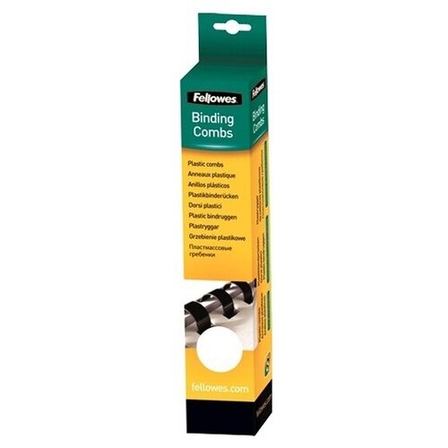 Пружины пластиковые для переплета Fellowes 8 мм на 21-40 листов белая 100шт FS-53454 500₽