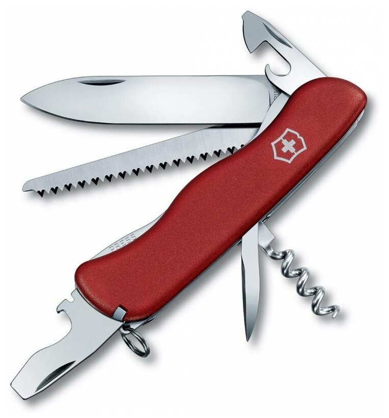 Нож перочинный Victorinox Forester (0.8363) 111мм 12функц. красный карт. коробка