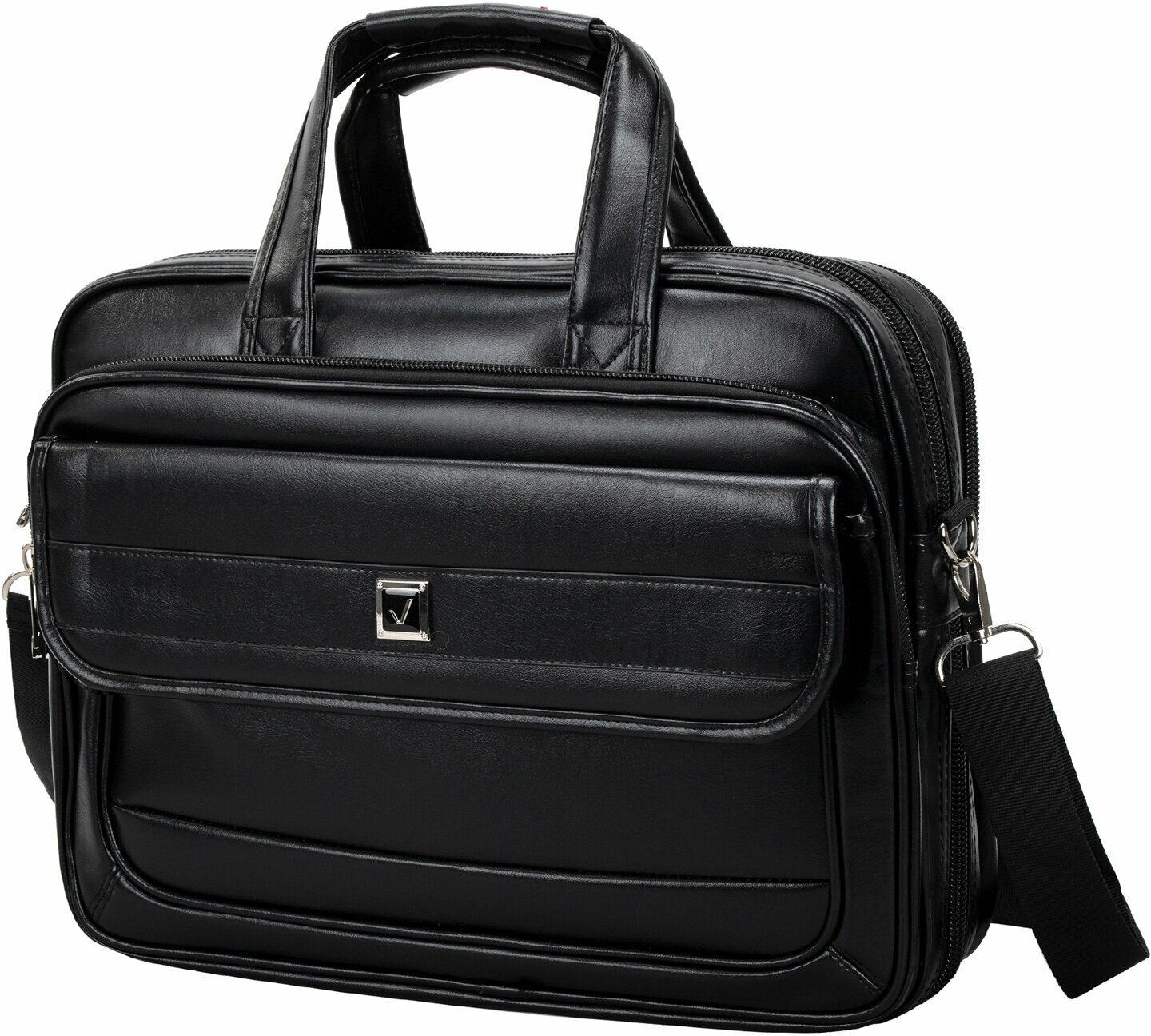 Сумка портфель BRAUBERG DANDY с отделением для ноутбука 15-16", 2 отделения, экокожа, "Quantum", 31х41х15 см, 240511