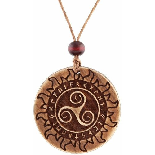 Колье SILVARIE, бежевый, коричневый