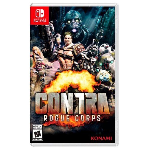 Игра Contra: Rogue Corps для Nintendo Switch, картридж