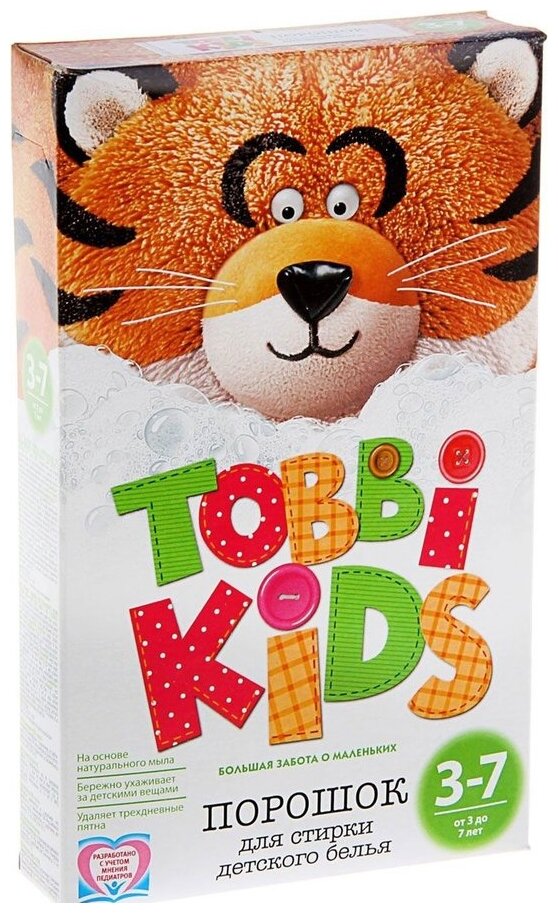 Стиральный порошок Эколь Tobbi Kids 3-7 лет