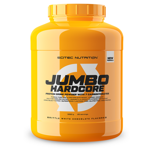 scitec nutrition jumbo hardcore 1530 гр шоколад Scitec Nutrition Jumbo Hardcore 3060 гр, белый шоколад