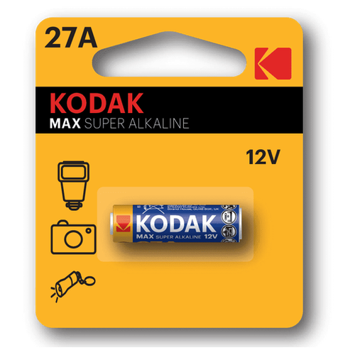 Батарейка Kodak 27A 12V Max Super Alkaline Kodak 12В батарейка kodak lr03 max super alkaline 1 шт