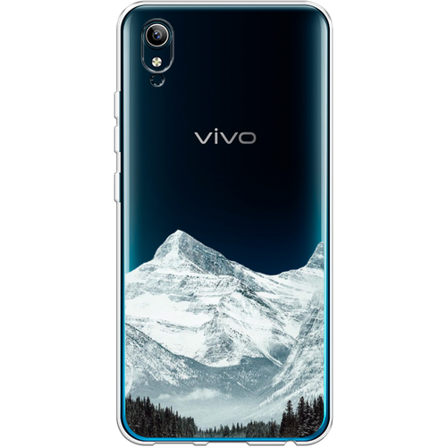 Силиконовый чехол на Vivo Y1s / Виво Y1s Горы арт 1, прозрачный силиконовый чехол на vivo y1s виво y1s горы арт 1 прозрачный