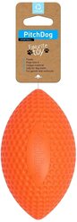 Мячик для собак PitchDog SPORTBALL игровой мяч-регби оранжевый
