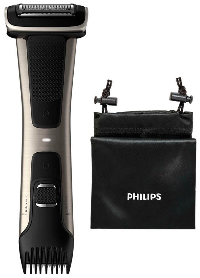 Триммер Philips BG7025 Series 7000, серебристый/черный