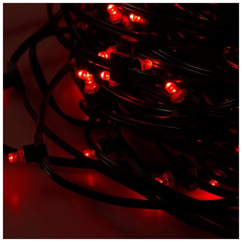 фото Гирлянда neon-night 325-132 led cliplight 12v 300 мм, цвет диодов красный (100 метров), катушка