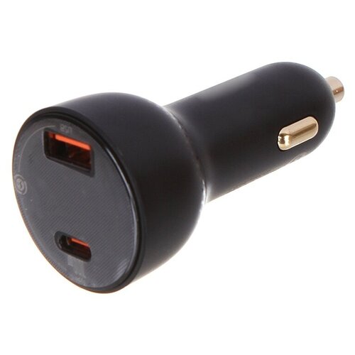 Автомобильное зарядное устройство Baseus Superme Digital Display PPS Dual Quick Charger Car Charger USB + Type-C 100W (CCZX-01) black