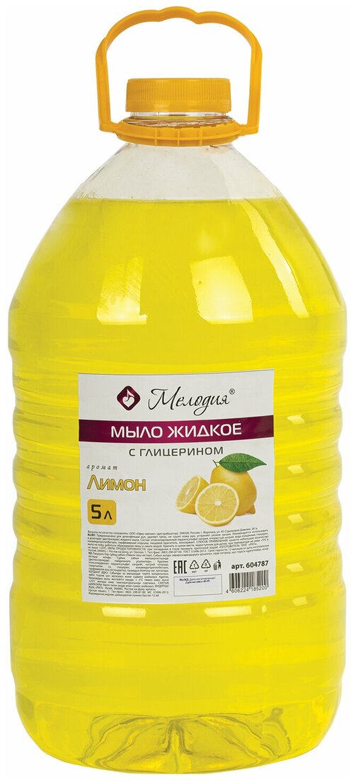 Мыло жидкое 5 л, мелодия 