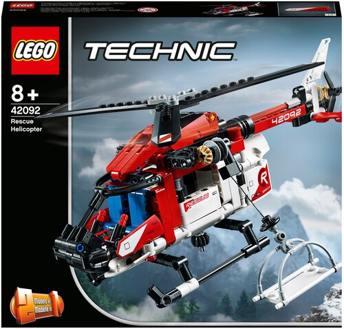 Конструктор LEGO Technic 42092 Спасательный вертолёт, 325 дет.