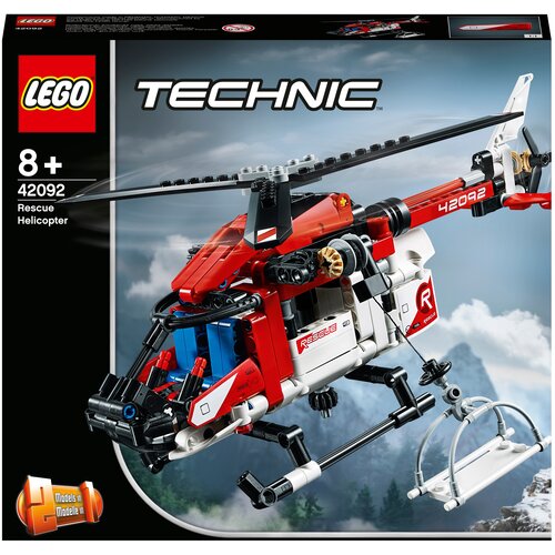 Конструктор LEGO Technic 42092 Спасательный вертолёт, 325 дет.