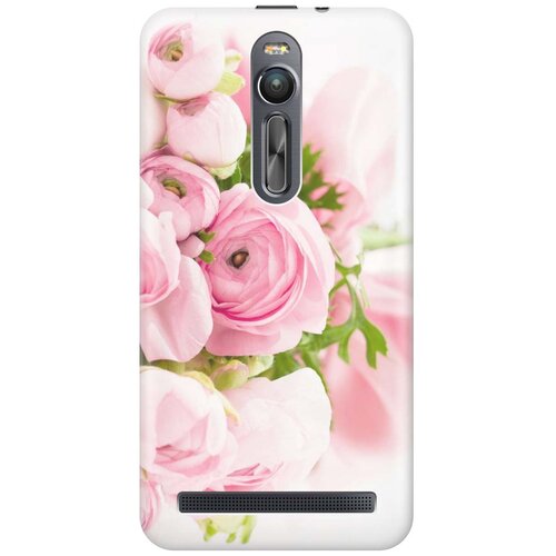 фото Cиликоновый чехол на asus zenfone 2 (ze551ml) / асус зенфон 2 с принтом "розовые розы" gosso