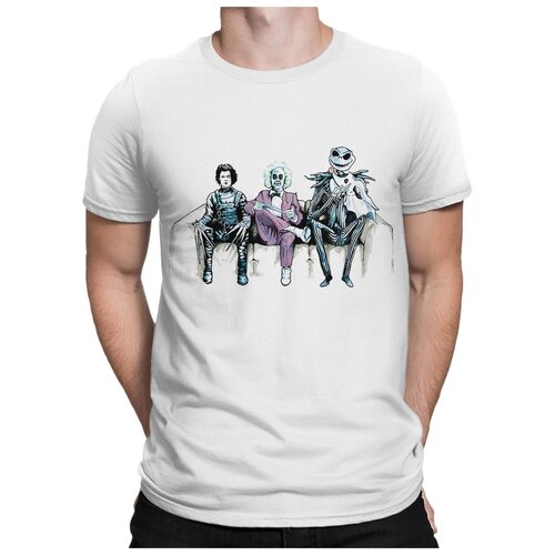 фото Футболка dream shirts фильмы тима бертона мужская 2xl белая
