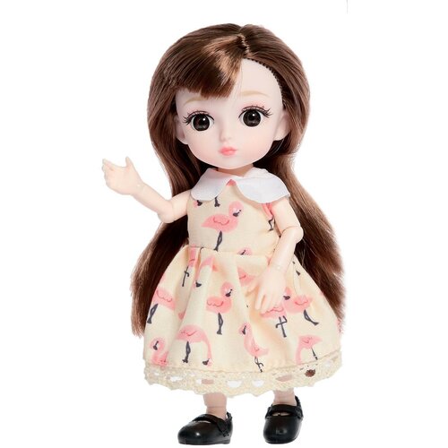 Кукла шарнирная «Эльза» в платье, микс
