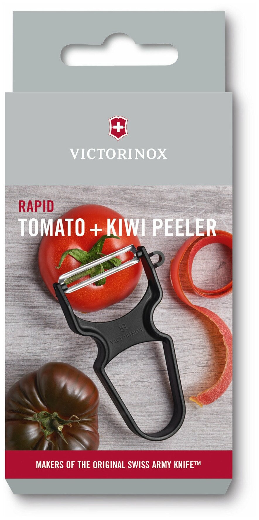 Victorinox Kitchen 6.0933.3 Овощечистка victorinox rapid, серрейторное лезвие из нержавеющей стали, чёрная