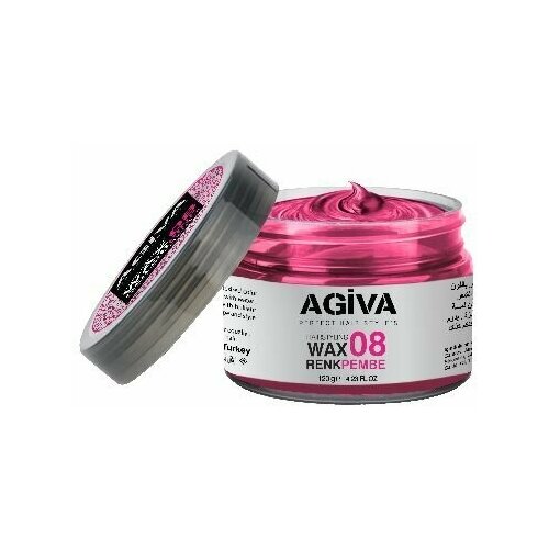 AGIVA Color Wax 08 PINK Воск для волос розовый 120мл