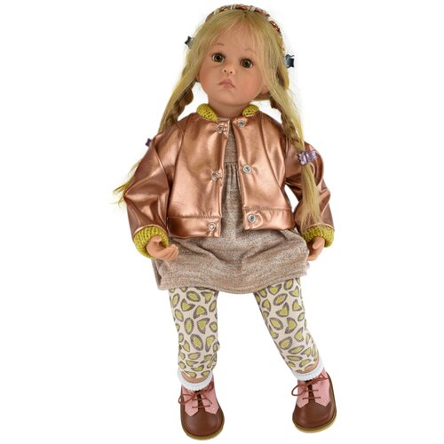 Купить Кукла Schildkrot Elena von Sybille Sauer (Шильдкрет Елена в платье с жирафом от Сибил Зауэр), Schildkrot / Шильдкрет