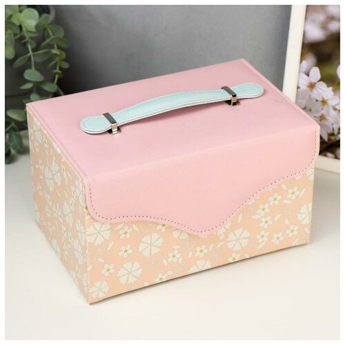 Шкатулка кожзам для украшений 