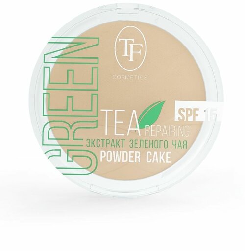 Пудра для лица Cake Green Tea Repairing 03 песочный беж