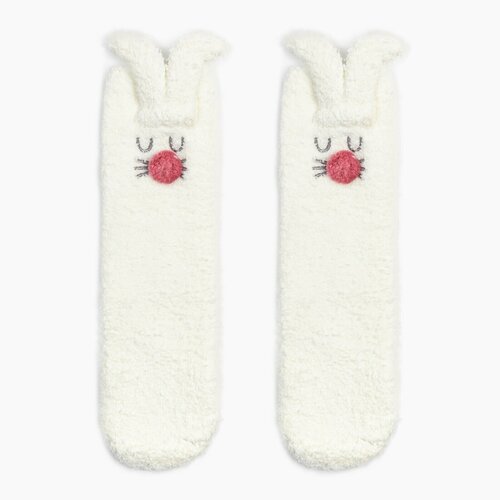 Женские носки Minaku, махровые, размер 36-39, белый