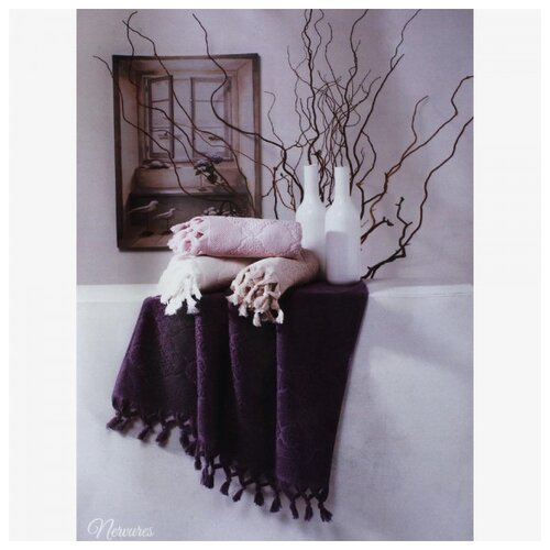 фото Tivolyo home nervures полотенце кремовый