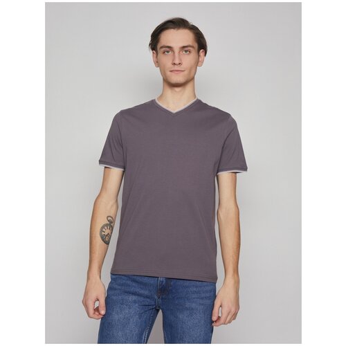 фото Футболка zolla, размер s, серый