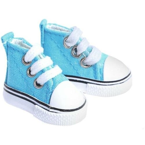 Кеды для кукол длина подошвы 5 см цвет бирюзовый 850₽