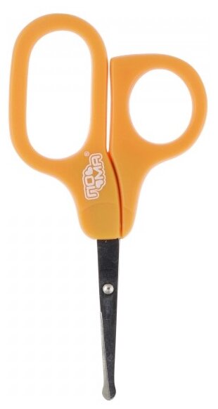 Ножницы детские пома 718 безопасные, оранжевый