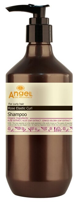 Angel Provence шампунь Rose Elastic Curl для вьющихся волос с экстрактом розы, 800 мл