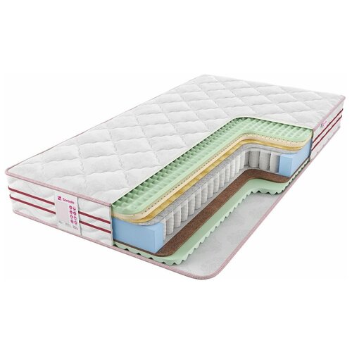 фото Матрас sontelle progress reflex variant, пружинный, бежевый/белый