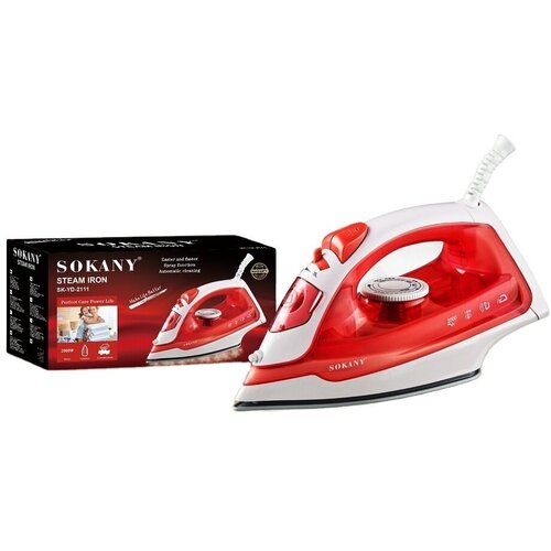 Паровой электрический утюг с керамической поверхностью PERFECT IRONINGВысокая мощность 2000 Вт Объем резервуара 180 млSK-YD-2111 169500₽