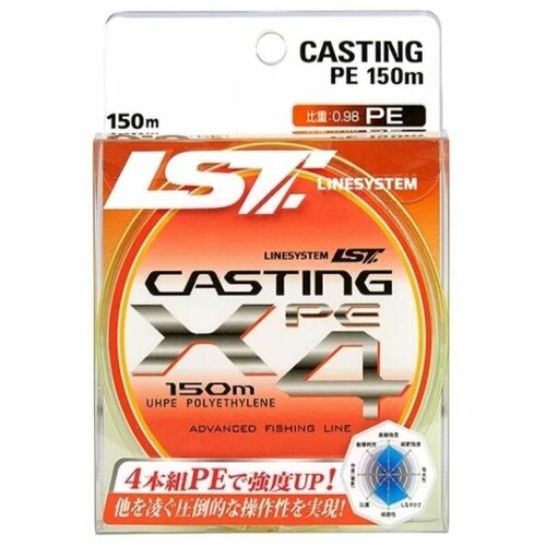 Шнур плетеный Linesystem Casting PE X4 #2.5 (150m) olive