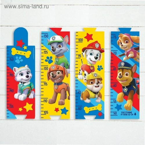 Щенячий патруль. Наклейка - ростомер Paw Patrol Друзья навсегда, 150 см. щенячий патруль наклейка ростомер paw patrol друзья навсегда 150 см