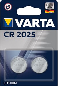 Батарейка (2шт) литиевая VARTA CR2025 дисковая 3В