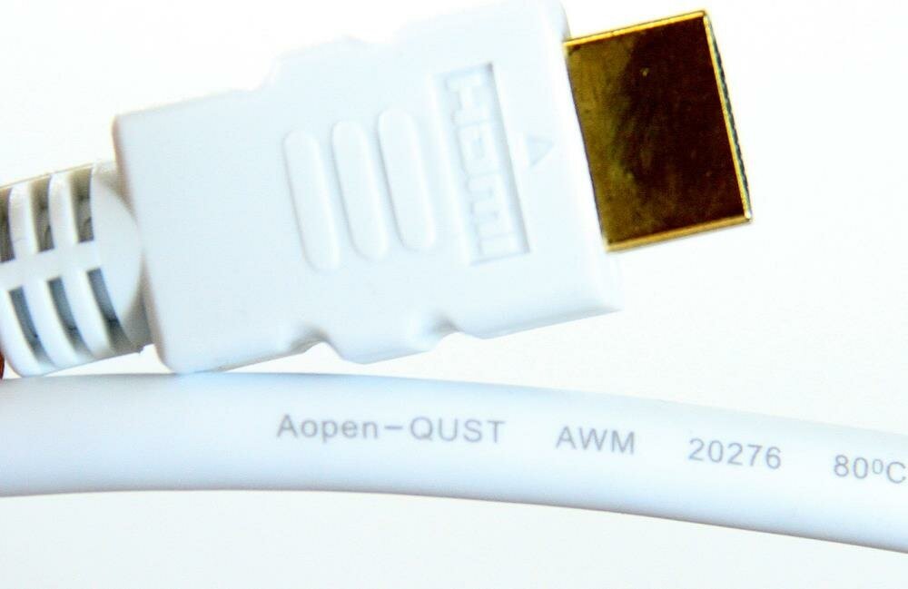 Кабель а/в AOPEN 1m м HDMI-HDMI 2.0 ACG711W-1M