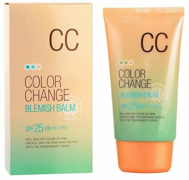 Крем Lotus Color Change Blemish Balm 50мл, WELCOS, 8803348011668