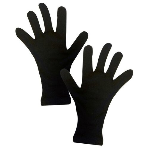 Перчатки защитные хлопковые, черные, размер 8 (M), 10 пар перчатки хлопковые safe store черные размер s