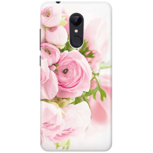 фото Cиликоновый чехол на xiaomi redmi 5 / сяоми редми 5 с принтом "розовые розы" gosso