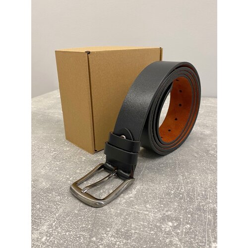 фото Ремень truezavoda, натуральная кожа, металл, для мужчин, размер 130, длина 130 см., черный