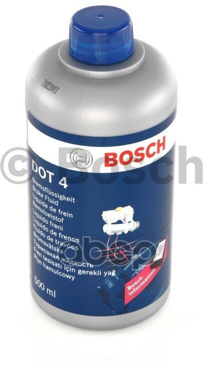 Жидкость Тормозная Bosch Dot 4 0,5Л Bosch арт. 1 987 479 106